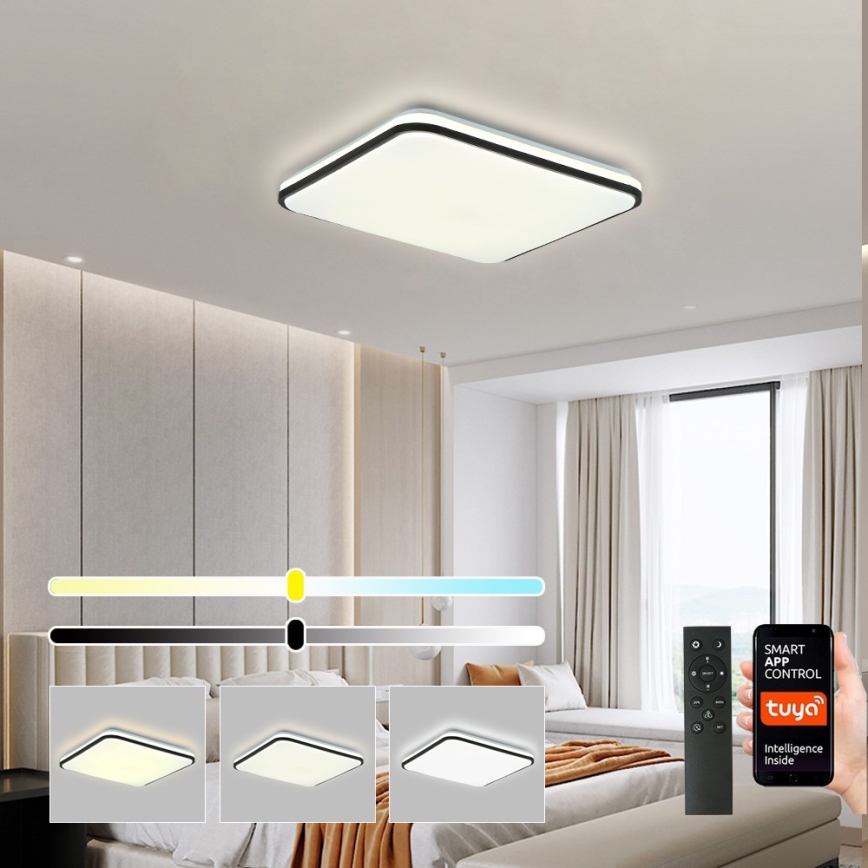 Brilagi - LED Hämardatav laevalgusti SMART LED/36W/230V 3000-6000K 45x45 cm Wi-Fi Tuya + kaugjuhtimispult