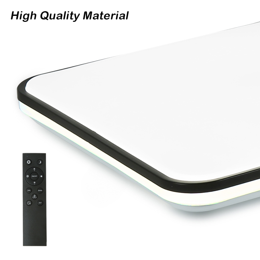 Brilagi - Nutikas hämardatav laevalgusti LED/36W/230V 53x53 cm 3000-6000K Wi-Fi Tuya Beacon + kaugjuhtimispult