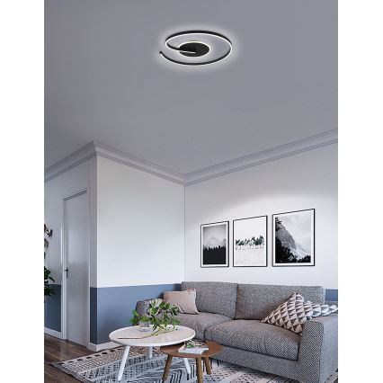 Brilagi - LED-hämardatav laevalgusti SPIRAL LED/56W/230V, läbimõõt 50 cm, 3000/4000/6000K + kaugjuhtimispult