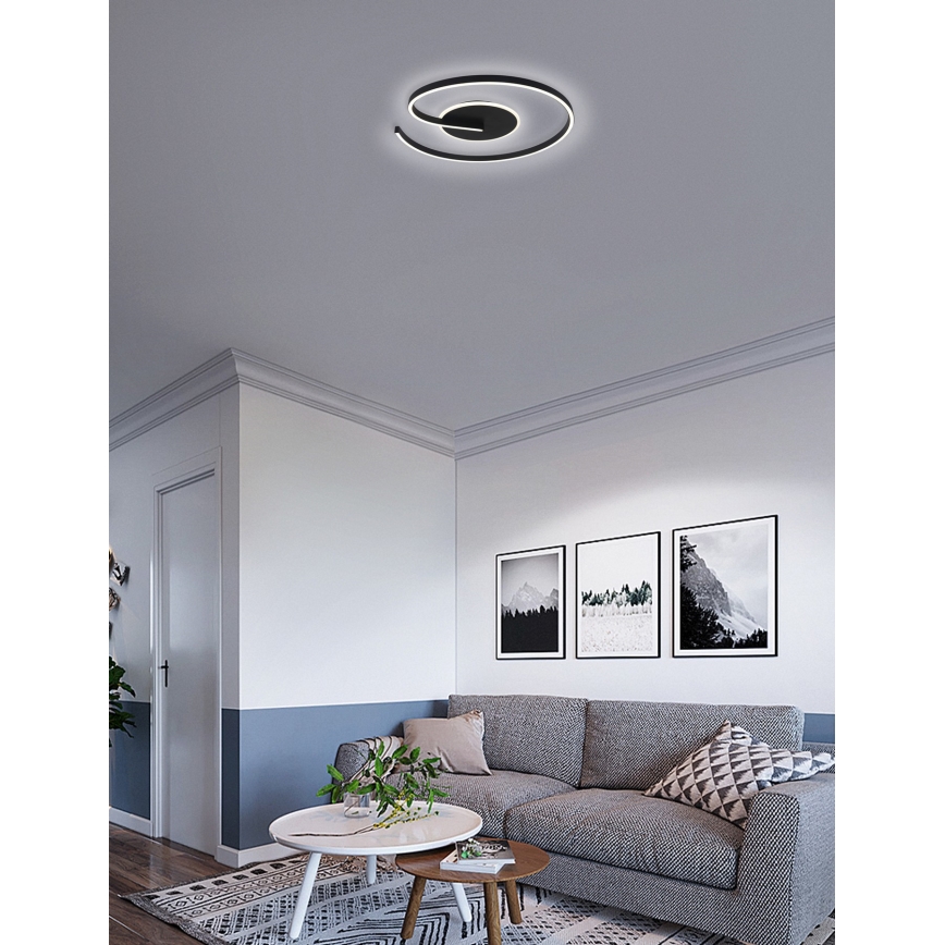 Brilagi - LED-hämardatav laevalgusti SPIRAL LED/56W/230V, läbimõõt 50 cm, 3000/4000/6000K + kaugjuhtimispult