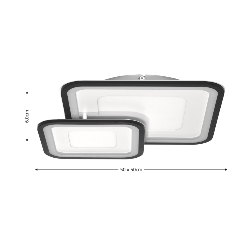 Brilagi - LED Hämardatav laevalgusti TANDORA LED/49W/230V 3000/4000/6000K + kaugjuhtimispult