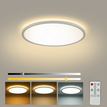 Brilagi - LED hämardatav laevalgusti ULTRA SLIM LED/18W/230V 2700-6500K läbimõõt 30 cm valge + kaugjuhtimispult