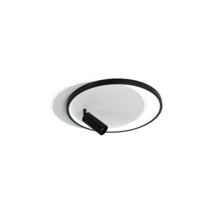 Brilagi - hämardatav LED-laelamp UNITY LED/48W/230V + 1xGU10/3W 3000-6000K 39x45 cm valge/must + kaugjuhtimispult