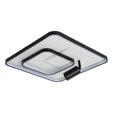 Brilagi - LED-hämardatav laevalgusti UNITY LED/75W/230V + 1xGU10/3W 3000-6000K 50x50 cm valge/must + kaugjuhtimispult