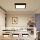 Brilagi - LED Hämardatav laevalgusti vannituppa FRAME SMART LED/24W/230V 30x30 cm 3000-6000K IP44 must + kaugjuhtimispult