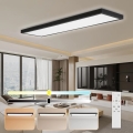 Brilagi - LED Hämardatav laevalgusti vannituppa FRAME SMART LED/50W/230V 30x120 cm 3000-6000K IP44 must + kaugjuhtimispult