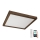 Brilagi - LED Hämardatav laevalgusti vannituppa WOODY FRAME LED/50W/230V tamm 60x60 cm 3000-6000K IP44 + kaugjuhtimispult