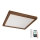 Brilagi - LED Hämardatav laevalgusti vannituppa WOODY FRAME LED/50W/230V tamm kirss 60x60 cm 3000-6000K IP44 + kaugjuhtimispult