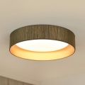 Brilagi - LED Hämardatav laevalgusti VEGAS SHINE LED/24W/230V 3000/4000/6500K kõrs pruun/kuldne + kaugjuhtimispult