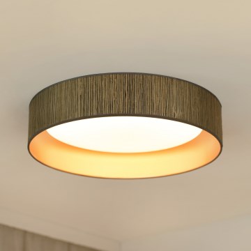 Brilagi - LED Hämardatav laevalgusti VEGAS SHINE LED/24W/230V 3000/4000/6500K kõrs pruun/kuldne + kaugjuhtimispult