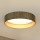 Brilagi - LED Hämardatav laevalgusti VEGAS SHINE LED/24W/230V 3000/4000/6500K kõrs pruun/kuldne + kaugjuhtimispult