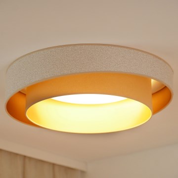Brilagi - LED Hämardatav laevalgusti VEGAS SHINE LED/24W/230V d. 60 cm 3000/4000/6500K kreemikas/beež + kaugjuhtimispult