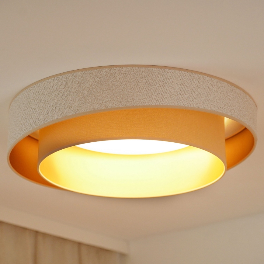 Brilagi - LED Hämardatav laevalgusti VEGAS SHINE LED/24W/230V d. 60 cm 3000/4000/6500K kreemikas/beež + kaugjuhtimispult