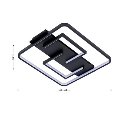 Brilagi - LED Hämardatav laevalgusti VELO LED/34W/230V 3000/4000/6000K + kaugjuhtimispult