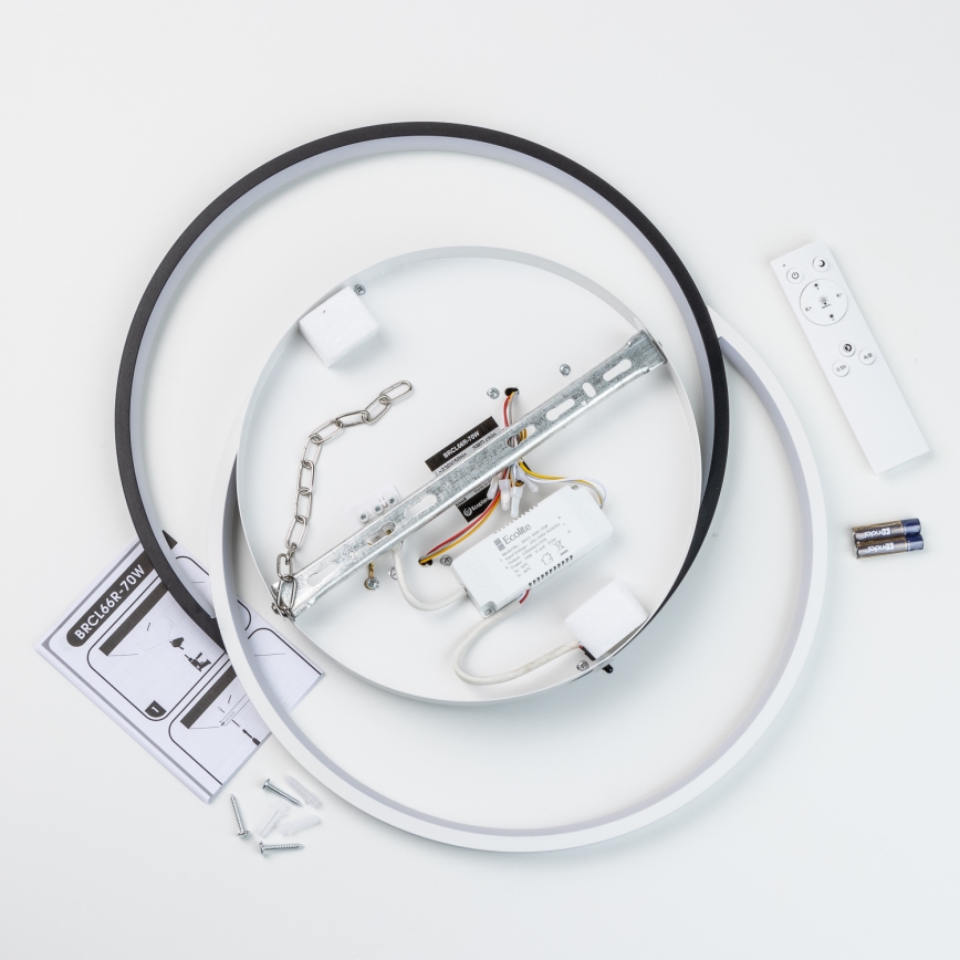 Brilagi - VELO LED hämardatav laevalgusti LED/70W/230V läbimõõt 48 cm 3000-6500K + kaugjuhtimispult