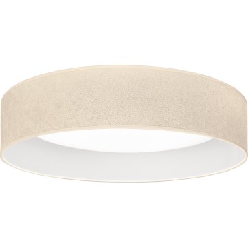 Brilagi - LED hämardatav laevalgusti VELVET SMARTIX LED/36W/230V 3000-6000K läbimõõt 55 cm kreemvalge Wi-Fi Tuya Beacon + kaugjuhtimispult