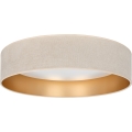 Brilagi - LED-hämardatav laevalgusti VELVET SMARTIX STARS LED/24W/230V 3000-6000K läbimõõt 45 cm kreemjas/kuldne Wi-Fi Tuya Beacon + kaugjuhtimispult