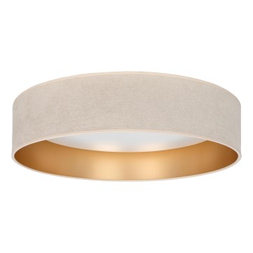 Brilagi - LED-hämardatav laevalgusti VELVET SMARTIX STARS LED/24W/230V 3000-6000K läbimõõt 45 cm kreemjas/kuldne Wi-Fi Tuya Beacon + kaugjuhtimispult