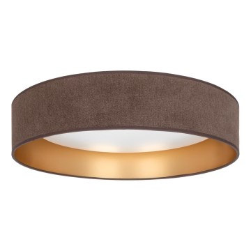 Brilagi - LED hämardatav laevalgusti VELVET SMARTIX STARS LED/36W/230V 3000-6000K läbimõõt 55 cm pruun/kuldne Wi-Fi Tuya Beacon + kaugjuhtimispult