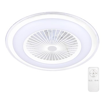 Brilagi - LED Hämardatav laevalgusti ventilaatoriga RONDA LED/65W/230V 3000-6500K valge