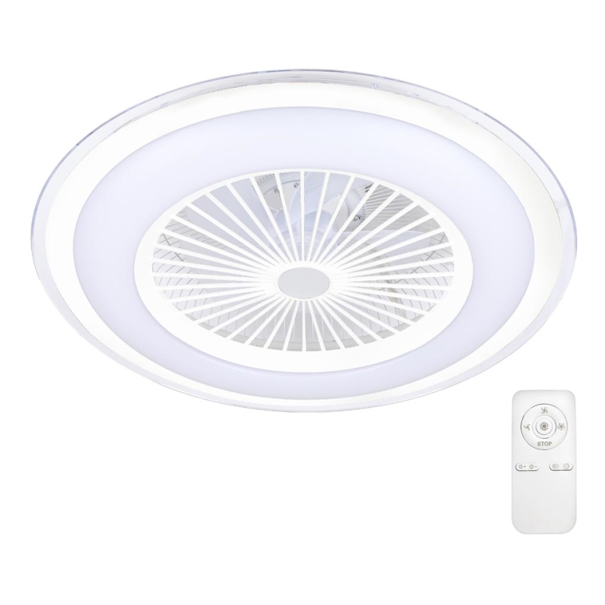 Brilagi - LED Hämardatav laevalgusti ventilaatoriga RONDA LED/65W/230V 3000-6500K valge