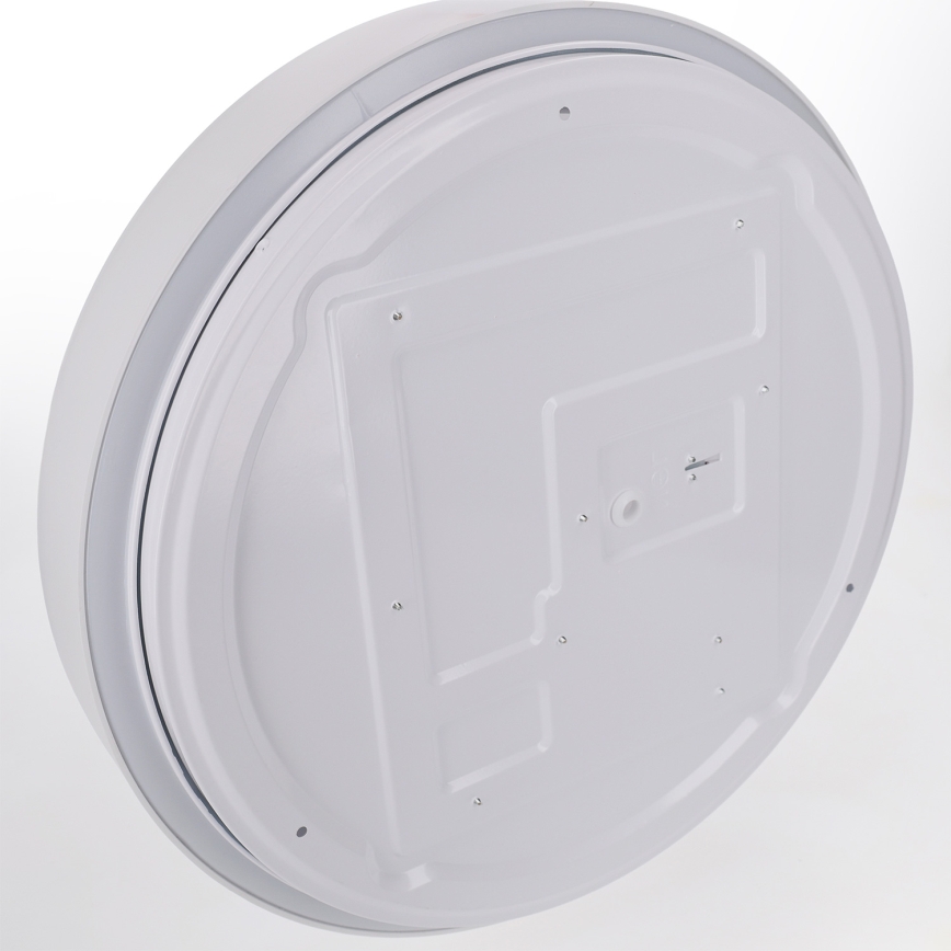 Brilagi - LED hämardatav laelamp WALDO LED/48W/230V 3000-6500K läbimõõt 40 cm valge/hõbedane + kaugjuhtimispult