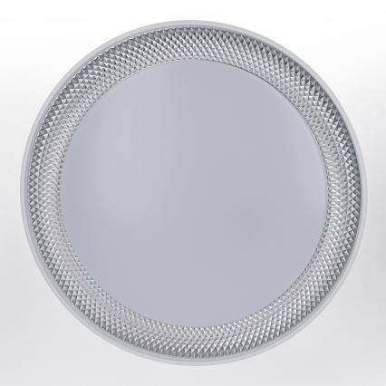 Brilagi - LED hämardatav laelamp WALDO LED/48W/230V 3000-6500K läbimõõt 40 cm valge/hõbedane + kaugjuhtimispult