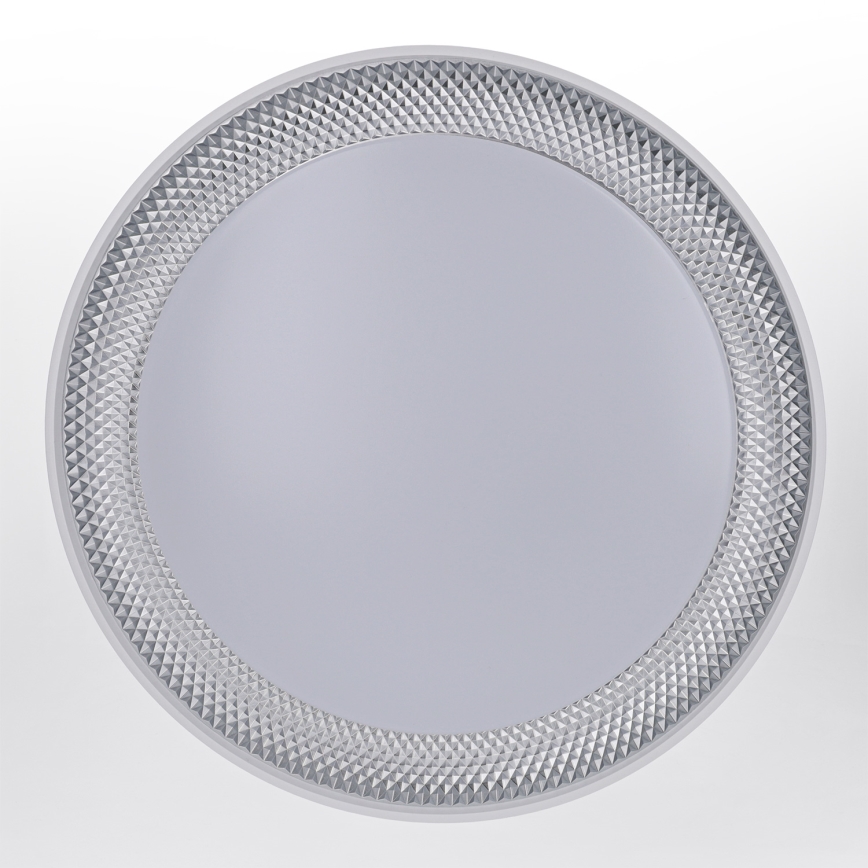 Brilagi - LED hämardatav laelamp WALDO LED/48W/230V 3000-6500K läbimõõt 40 cm valge/hõbedane + kaugjuhtimispult