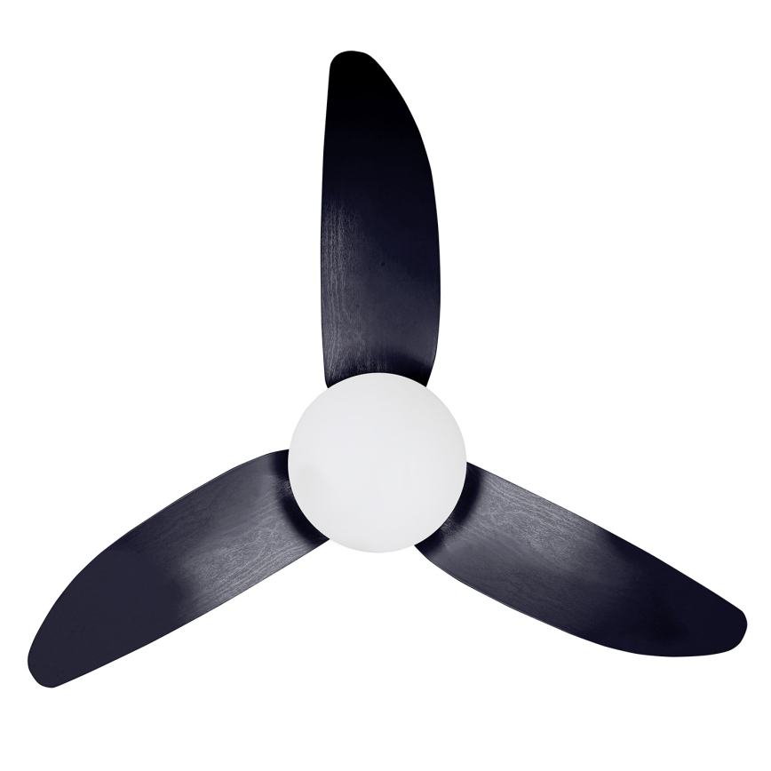Brilagi - LED Hämardatav laeventilaator LED/30W/230V 3000-6500K must + kaugjuhtimispult
