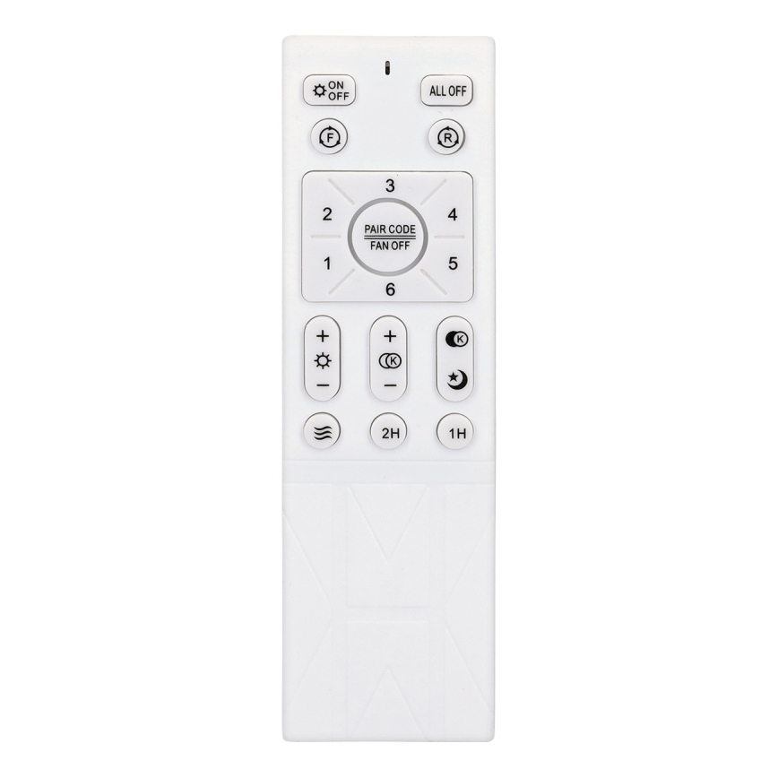 Brilagi - LED Hämardatav laeventilaator LED/30W/230V 3000-6500K valge/pruun + kaugjuhtimispult