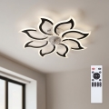 Brilagi - LED-hämardatav laeventilaator LED/44W/230V 3000-6500K, läbimõõt 90 cm, must + kaugjuhtimispult