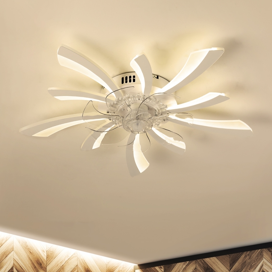 Brilagi - LED Hämardatav laeventilaator valgustiga LED/50W/230V 3000-6500K valge + kaugjuhtimispult