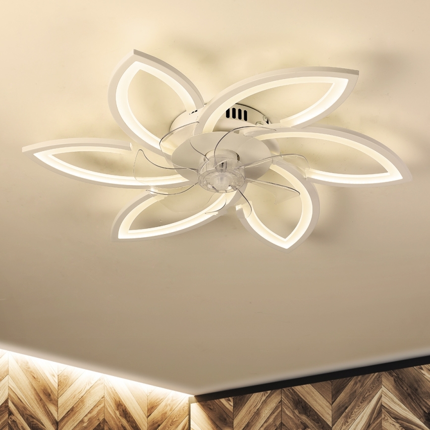 Brilagi - LED Hämardatav laeventilaator valgustiga LED/50W/230V 3000-6500K valge + kaugjuhtimispult