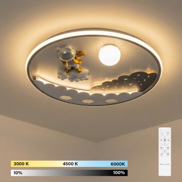Brilagi - LED hämardatav laste laelamp ASTRO LED/68W/230V 3000-6000K läbimõõt 49 cm + kaugjuhtimispult