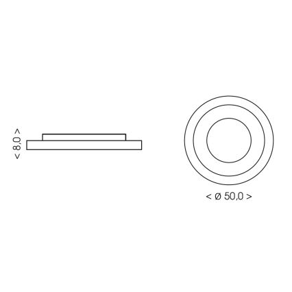 BRILAGI - LED hämardatav lastetoa laelamp ASTRO LED/68W/230V 3000-6000K läbimõõt 50 cm + kaugjuhtimispult
