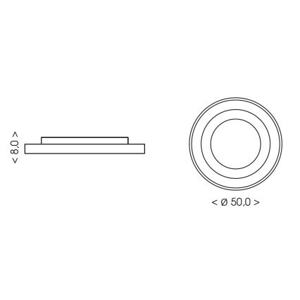 BRILAGI - LED-hämardatav laste laevalgusti ASTRO LED/75W/230V 3000-6000K läbimõõt 50 cm + kaugjuhtimispult