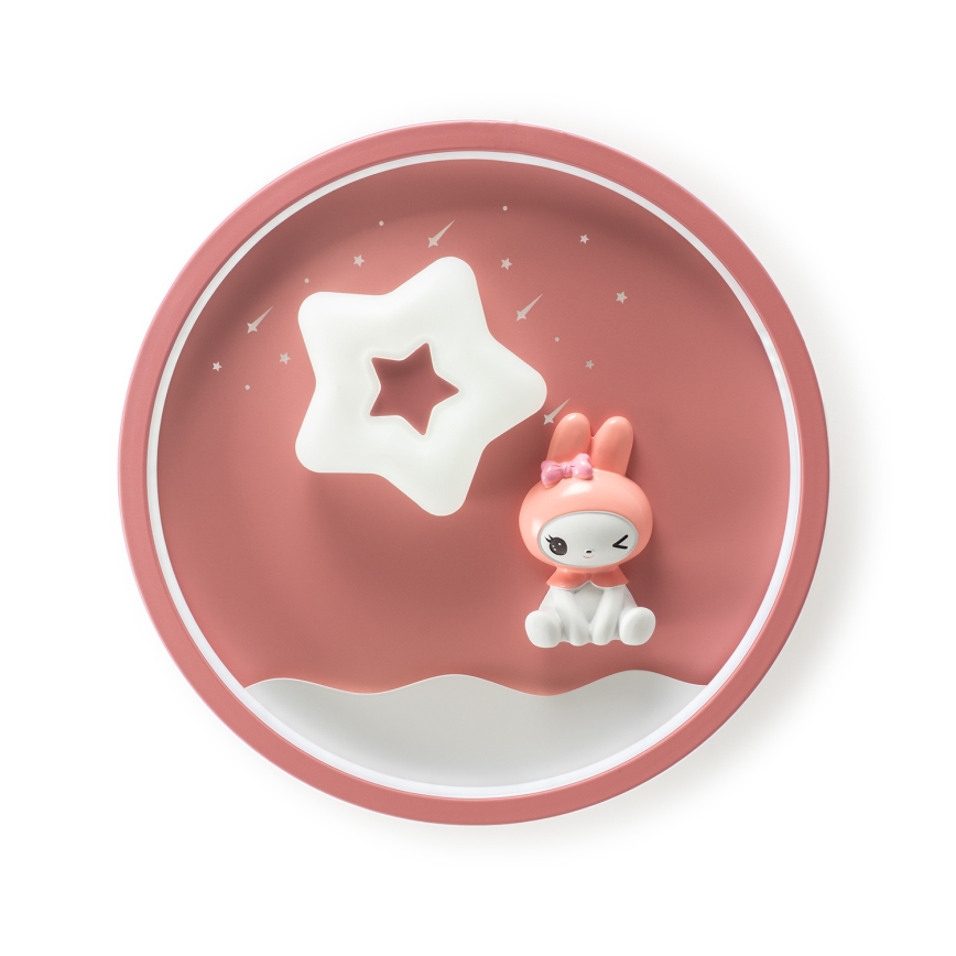 Brilagi - hämardatav laste laelamp BUNNY LED/83W/230V 3000-6000K läbimõõt 49 cm + kaugjuhtimispult