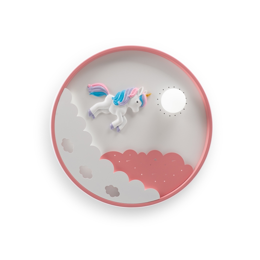 Brilagi - hämardatav LED-lastetoa laelamp UNICORN, 68 W, 230 V, 3000–6000 K, läbimõõt 49 cm + kaugjuhtimispult