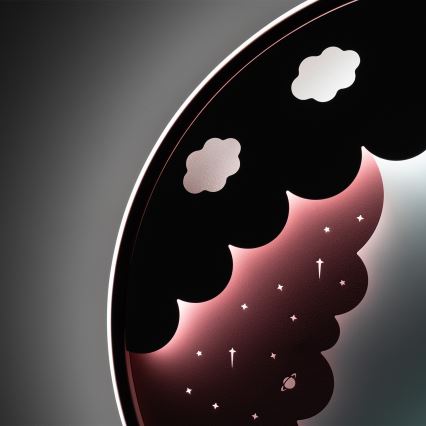 Brilagi - hämardatav LED-lastetoa laelamp UNICORN, 68 W, 230 V, 3000–6000 K, läbimõõt 49 cm + kaugjuhtimispult