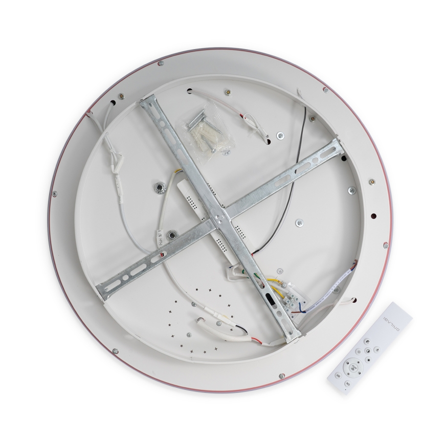 Brilagi - hämardatav LED-lastetoa laelamp UNICORN, 68 W, 230 V, 3000–6000 K, läbimõõt 49 cm + kaugjuhtimispult