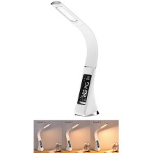 Brilagi - LED Hämardatav laualamp ekraaniga PELLE LED/7W/230V valge