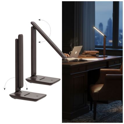 Brilagi - LED hämardatav laualamp MODO LED/7W/230V 3000/4000/6500K pruun