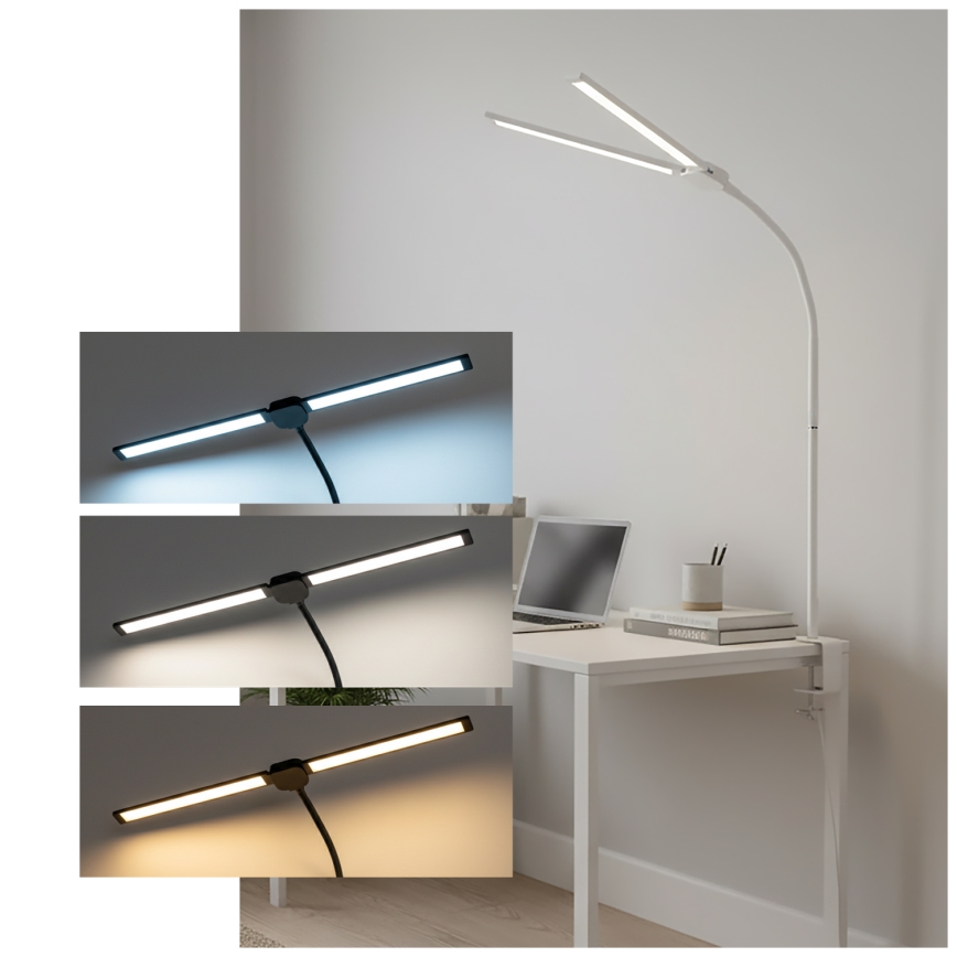 Brilagi - LED hämardatav laualamp USB VARIO LED/14W/5V 3000-6000K valge