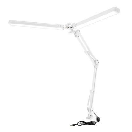 Brilagi - LED Hämardatav paindlik laualamp VARIO 2xLED/14W/230V 3000-6000K valge