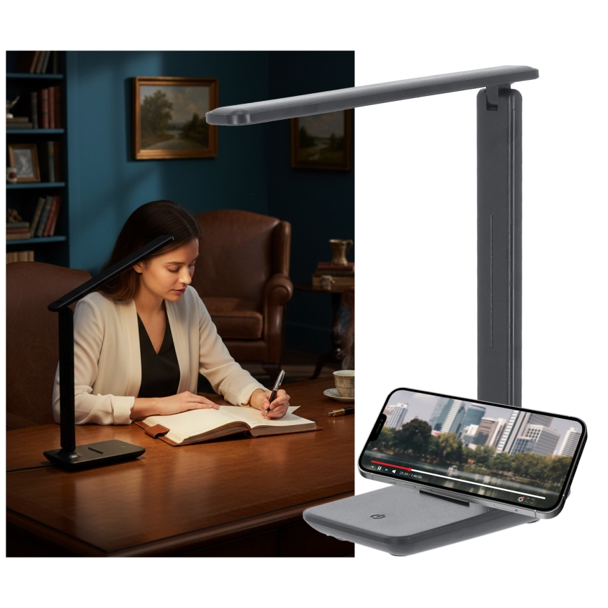 Brilagi -LED Hämardatav lauavalgusti MODO LED/7W/230V 3000/4000/6500K antratsiit