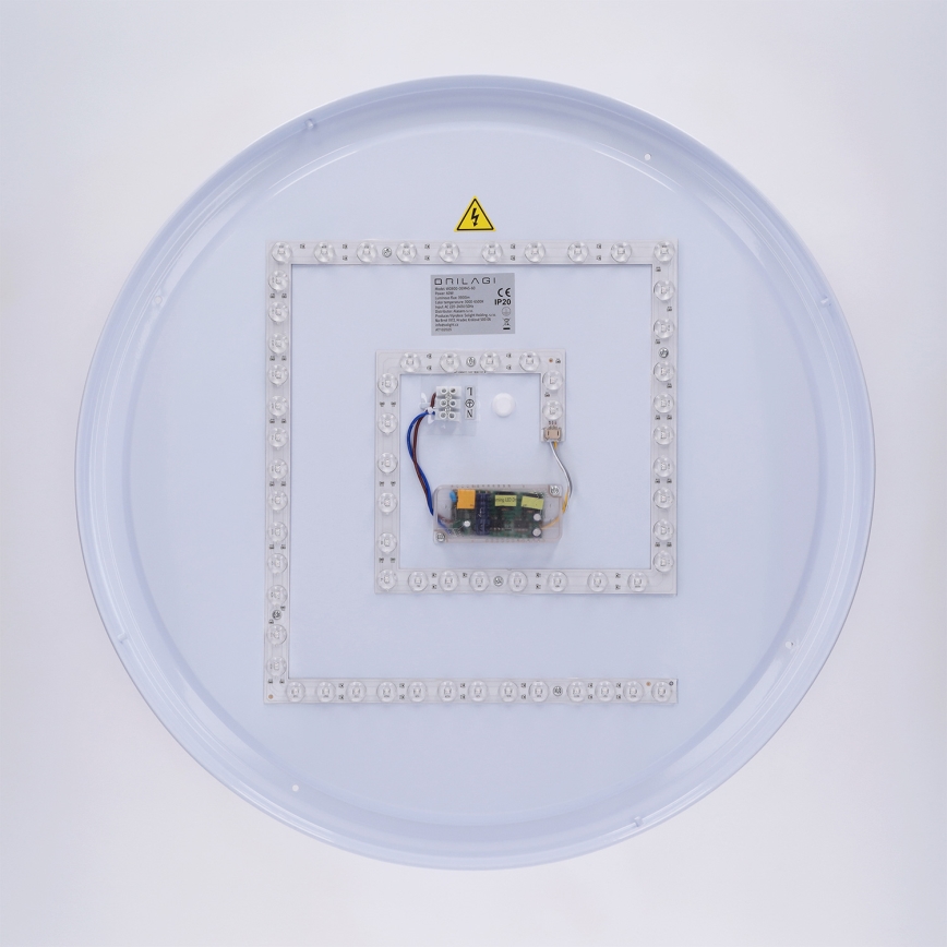 Brilagi - LUCIA hämardatav LED-laelamp LED/60W/230V 3000-6500K läbimõõt 59 cm beež + kaugjuhtimispult