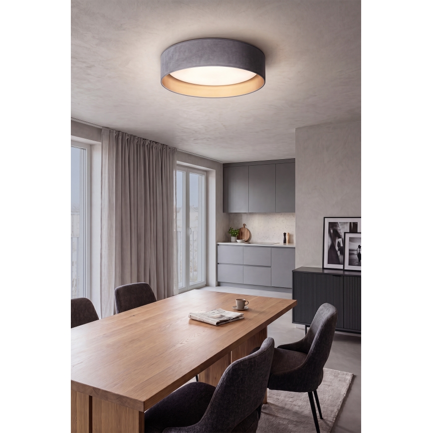 Brilagi - Hämardatav LED laelamp VELVET SMARTIX STARS LED/24W/230V 3000-6000K läbimõõt 45 cm hall/kuldne Wi-Fi Tuya Beacon + kaugjuhtimispult