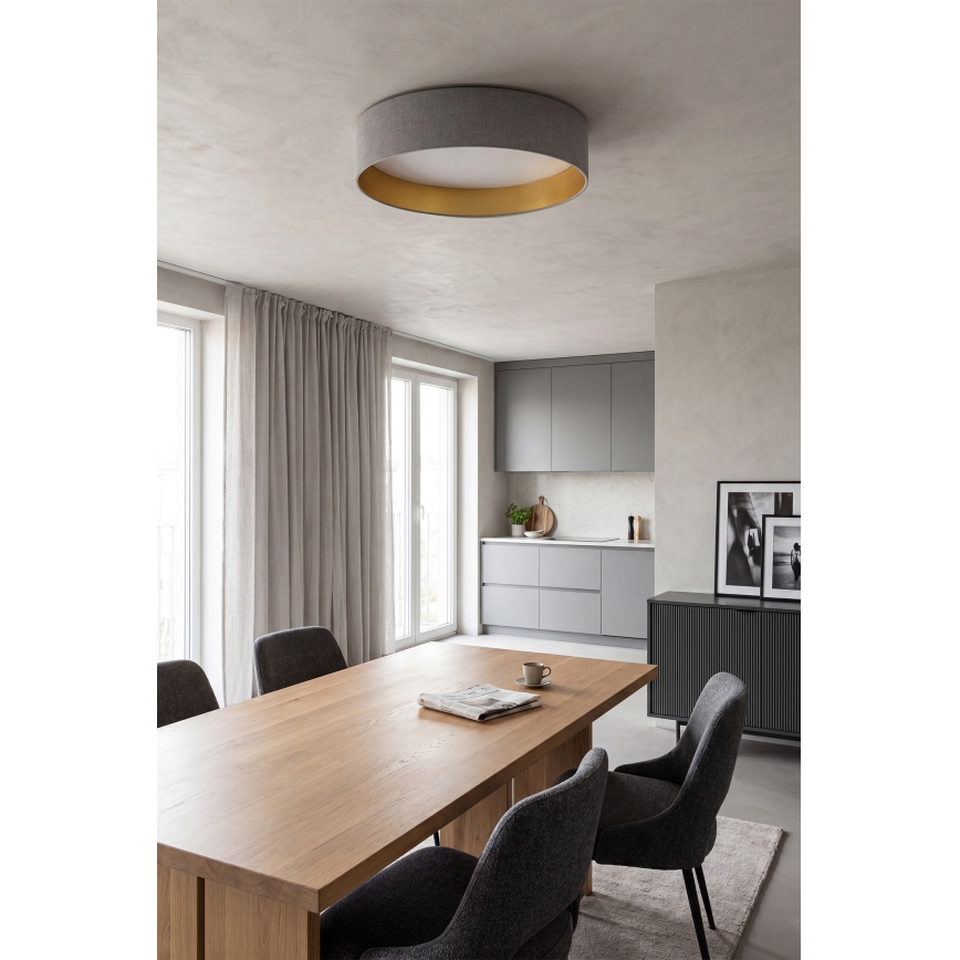 Brilagi - Hämardatav LED laelamp VELVET SMARTIX STARS LED/24W/230V 3000-6000K läbimõõt 45 cm hall/kuldne Wi-Fi Tuya Beacon + kaugjuhtimispult