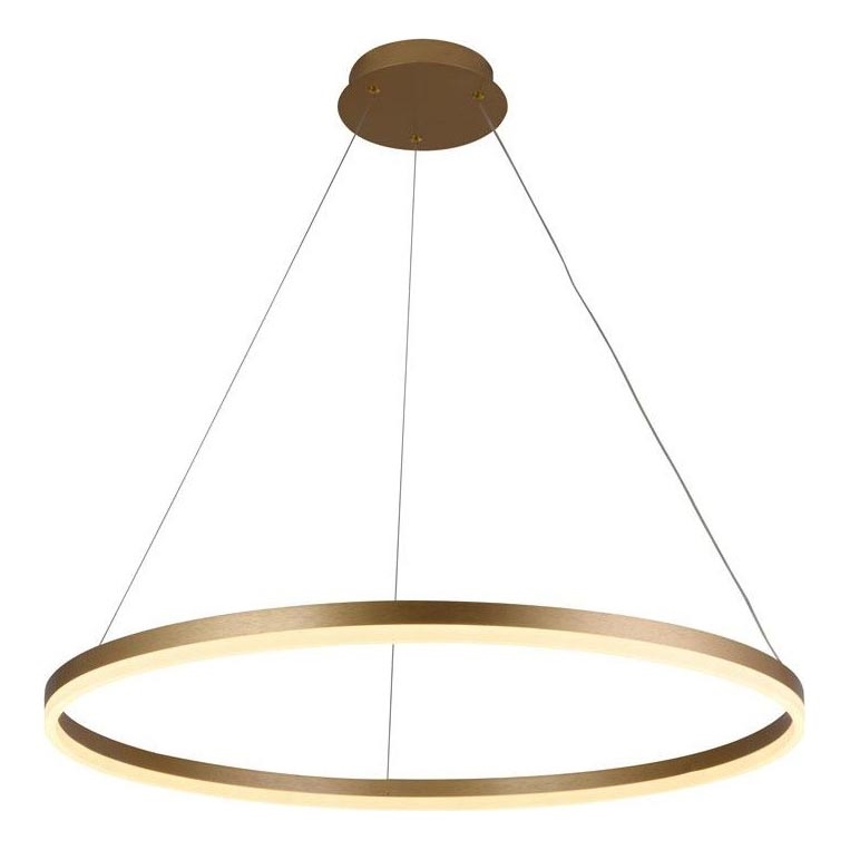 Brilagi - LED Hämardatav lühter CIRCLE LED/55W/230V 3000-6500K kuldne + kaugjuhtimispult