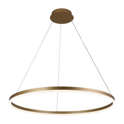 Brilagi - LED Hämardatav lühter CIRCLE LED/55W/230V 3000-6500K kuldne + kaugjuhtimispult